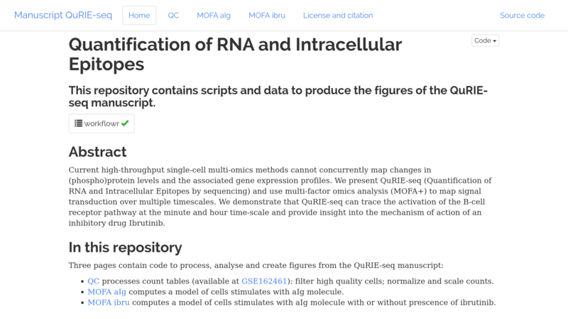 Thumbnail preview of website for workflowr project QuRIE-seq_manuscript.